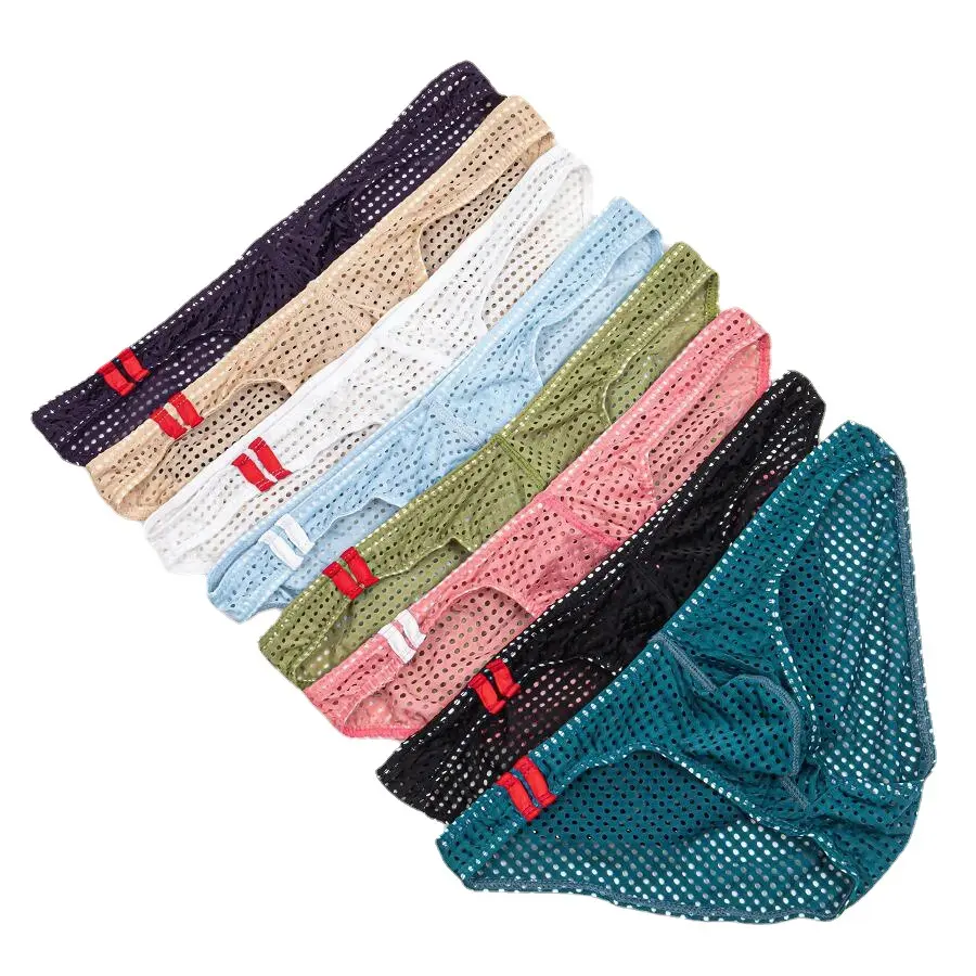 Mens Breathable Mesh Short Briefs - Mensfashion Lightweight Quick-Dry Soft Stretch Fabric for Cool Comfort, All-Day Support, Gym Workouts, Summer Wear & Daily Underwear Essential to Stay Fresh Confident