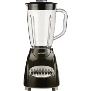 Brentwood JB-220B 12-Speed + Pulse Blender, Black