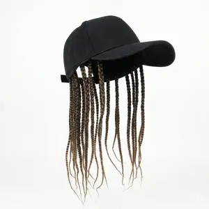 Instant Drip: Braided Dreadlock Wig Baseball Cap for That Edge