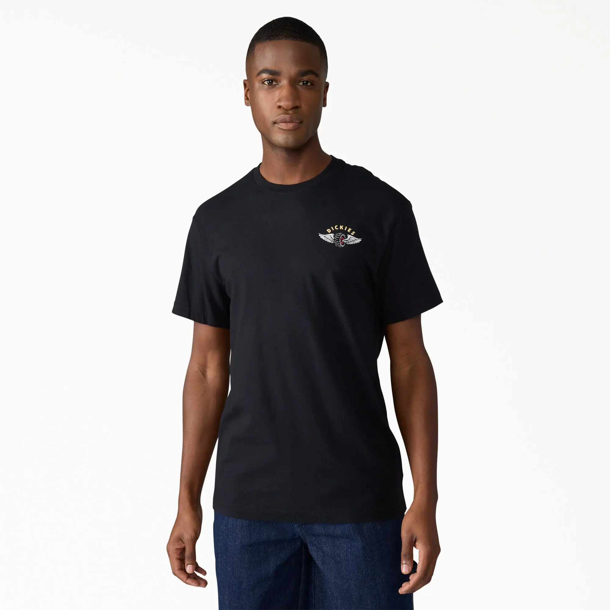 Dickies Garage Short Sleeve Graphic T-Shirt, 100% Cotton, Regular Fit Graphic Print, Workwear Everyday Layering Style Streetwear Knit Soft Tee