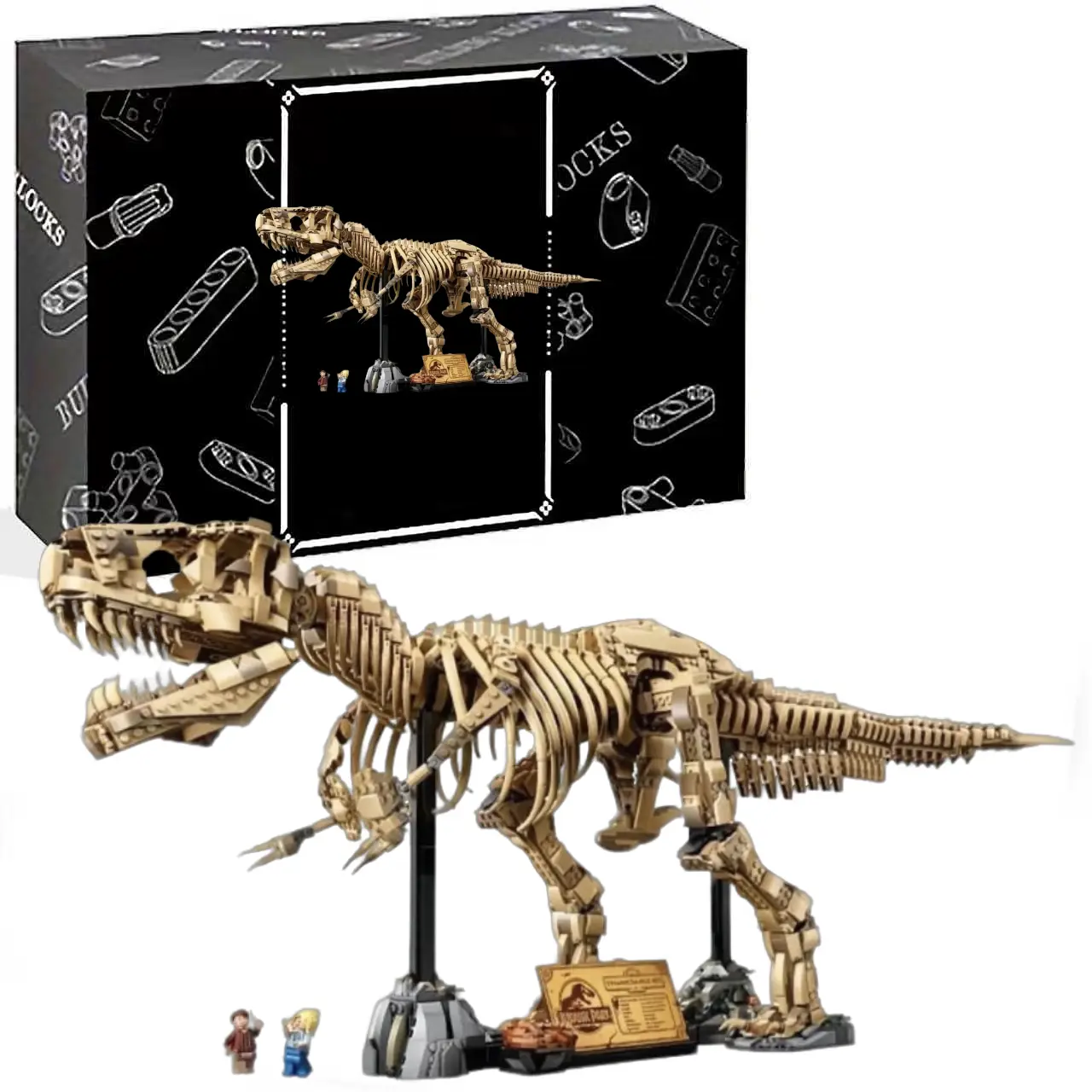 Dinosaur Fossils: Tyrannosaurus Rex - Building Set for Adults, Ages 18+ - Dinosaur Gift for Movie Lovers - Collectible Home Decor for Bedroom, Office, or Any Room