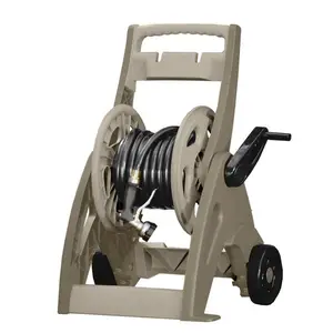 175' Hose Reel Cart Garden Portable Storage Watering Holder Heavy Duty