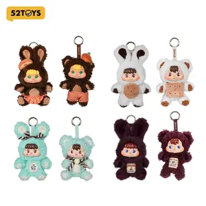52TOYS LITTLE BUNS Melting Together Series  Kawaii Creative Gift Room Decor Desktop Decoration Gift for  Birthday Party Vinyl Keychains Charms