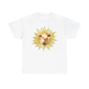 Cat Sun Meme Tshirt, Unisex Funny Shirt Men's and women's T-shirts