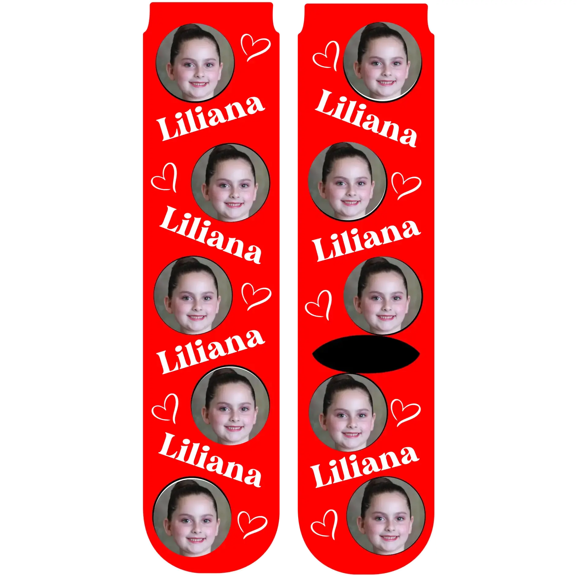 Adult Crew Socks - Custom Photo