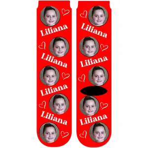 Adult Crew Socks - Custom Photo