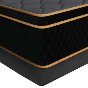 10/12/14 Inch Hybrid Mattress, Cooling Gel Memory Foam & 6-Zone Pocket Spring for Back Pain, Medium-Firm Lumbar Support, Motion Isolation, CertiPUR-US Certified, Bed in a Box (Twin, Full, Queen, King)