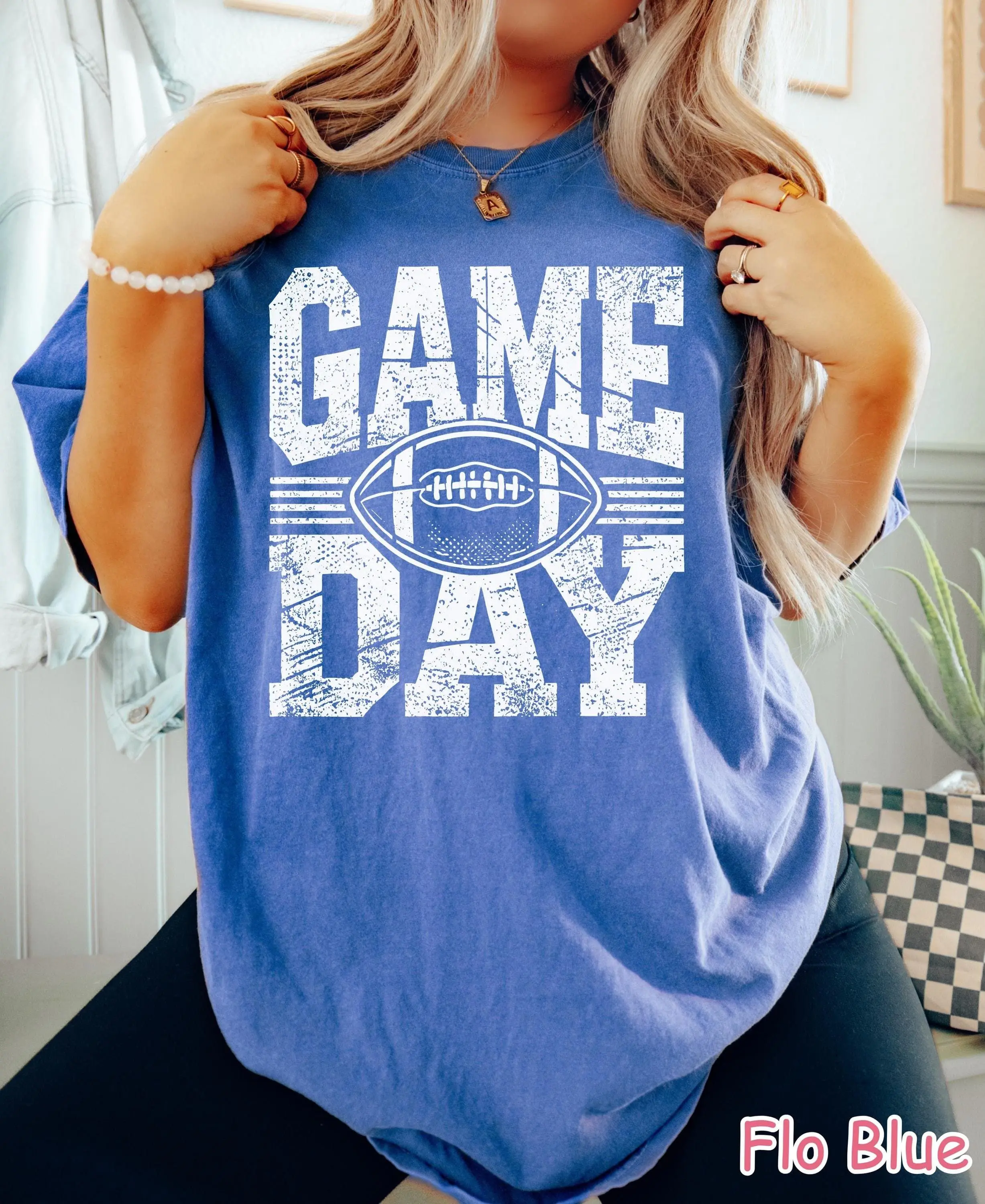Comfort Colors  Retro Game Day Shirt, Football Season Shirt, Football Mom Shirt, Football Game Day, Fall Sports Shirt, Football Graphic Tee