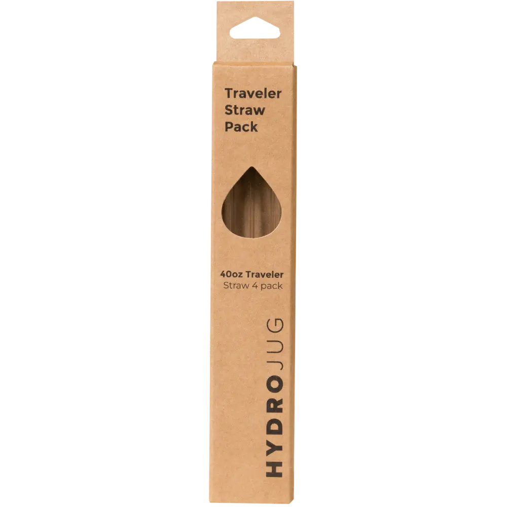 HydroJug 40 oz Ease2o, Traveler, or Sport Replacement Straws, 4 Pack BPA-Free Reusable Straws