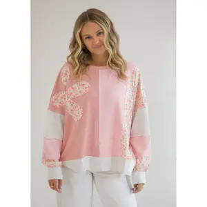 Flower Child Patchwork Pullover