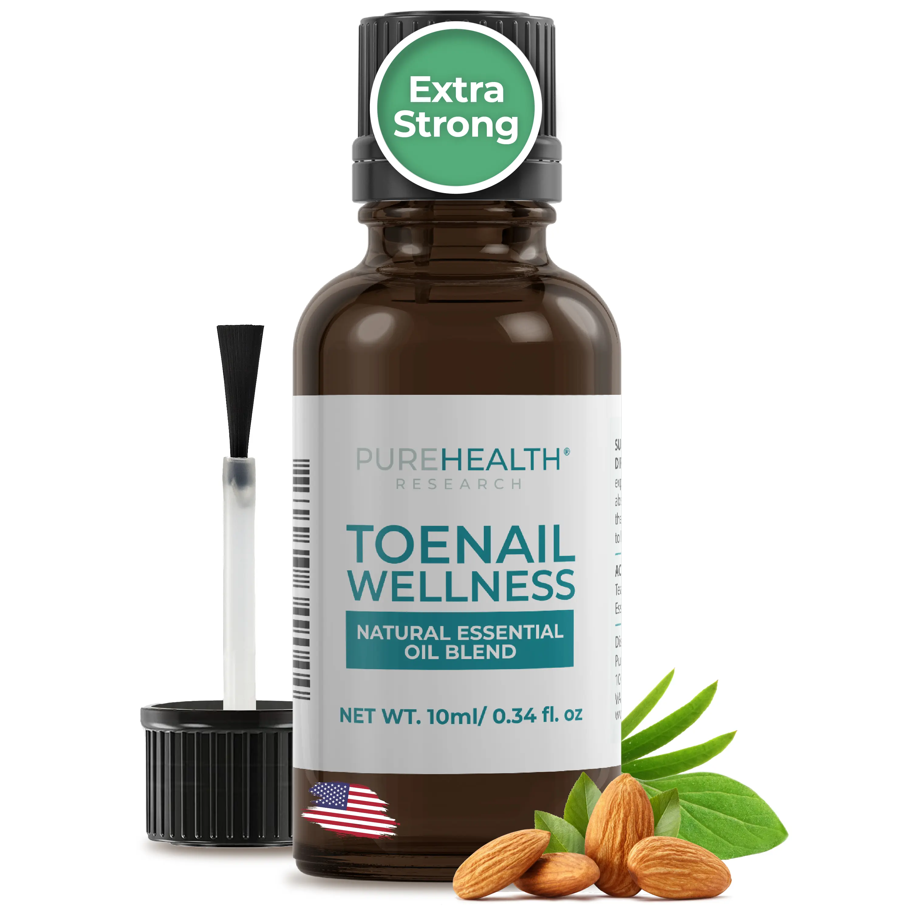 Toenail Wellness - Toenail Fungus Targeting Oil - Natural Nail Support for Discolored & Thick Nails - Tea Tree & Oregano Oil Serum for Yellow Nail Appearance & Healthy Growth