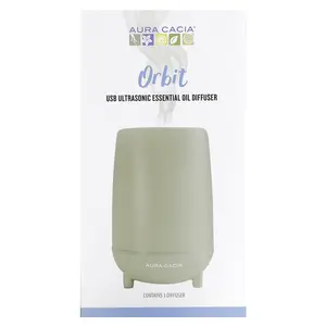 Aura Cacia Orbit, USB Ultrasonic Essential Oil Diffuser, 1 Count