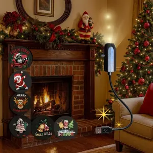 Mini Light Projector Portable HD 1080P Starry Sky Lamp Moon Lamp LED Effects Rechargeable USB Plug & Play for Bedroom & Living Room Decor with Logo Projection and Creative Design