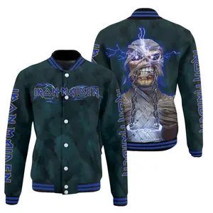 IIron Maiden Band Varsity Jacket Tour 2026 Baseball Jacket