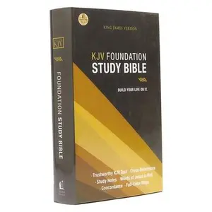 USED-Foundation Study Bible-KJV by Thomas Nelson (Hardcover)