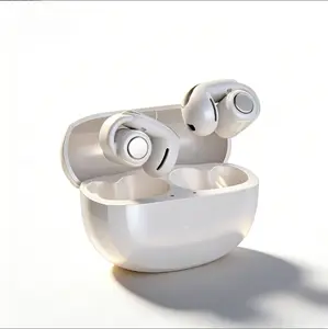 48H Battery Open-Ear Earbuds – Wireless Clip-On Design with Immersive Audio | OpenAudio Awareness for Safe Listening