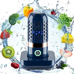 Wireless Vegetable Fruit Cleaner, Rechargeable Automatic Vegetable Fruit Washing Machine, Household Kitchen Appliances for Home Use Cleaning