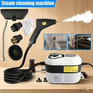 1500W High-Pressure High-Temperature Steam Cleaner, 3.5bar Powerful Pressure, 100℃ Heat, 6-Speed Adjustable, 3 Replacement Brush Heads, Multi-Purpose Deep Cleaning Tools and Gadgets for Home, Car Care
