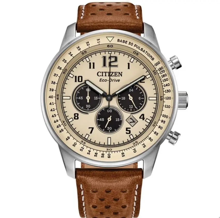 Citizen Men's Chronograph Eco-Drive Stainless Steel Watch CA4500-08X