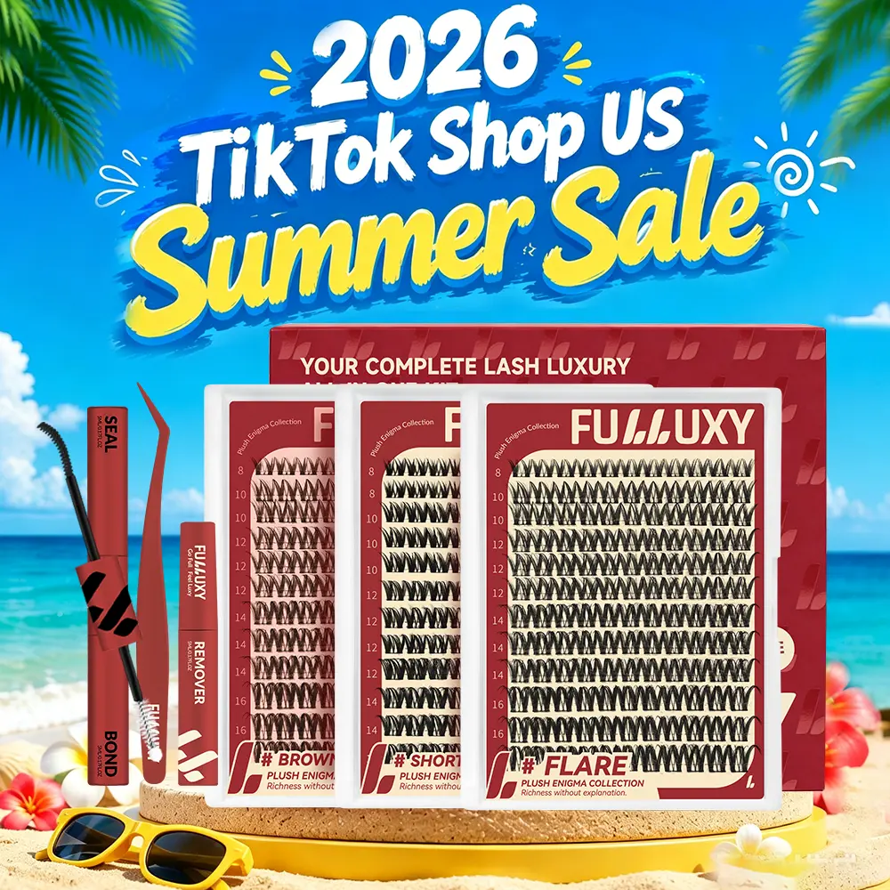 Flare & Short Size Flare & Brown Flare Collection DIY False Eyelashes for Bold Dramatic Look Unstoppable Bestseller You've Been Waiting For | Lashes with Ultra-Dense, Waterproof, Long-Lasting Lashes | Flora Flaunt Aurora Same Style | Beginner-Friendly