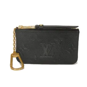 Pre-owned Louis Vuitton Calfskin Small Leather Goods Pochette Cle Monogram Empreinte Coin Case