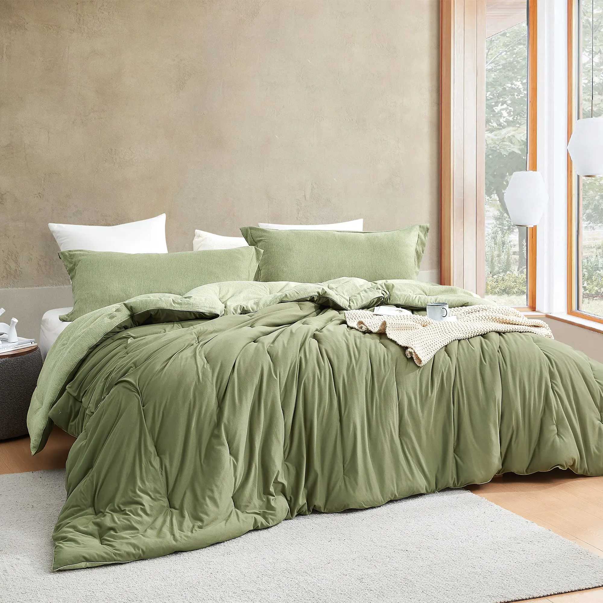 Yoga Pants - Coma Inducer Oversized Cooling Comforter - Military Green