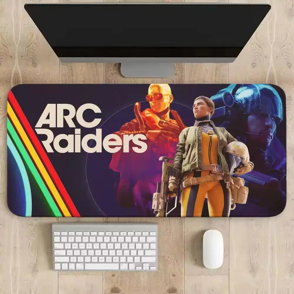 12×18 Inch Large Anti-Slip Gaming Mouse Pad - Funny Chicken Sci-Fi Theme Desk Mat for Gamers & Meme Enjoyers, Looter Extraction Shooter Keyboard Mat with Rubber Base, Dorm Room Setup Decor for Precise Cursor Control