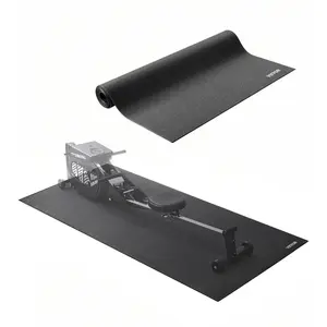 VEVOR Treadmill Mat for Carpet Floor, 1/4 Thick, 30x 60 Exercise Equipment Mat for Treadmills, Stationary Recumbent Bikes, High Density PVC Floor Protector, Waterproof and Non-slip for Home Gym