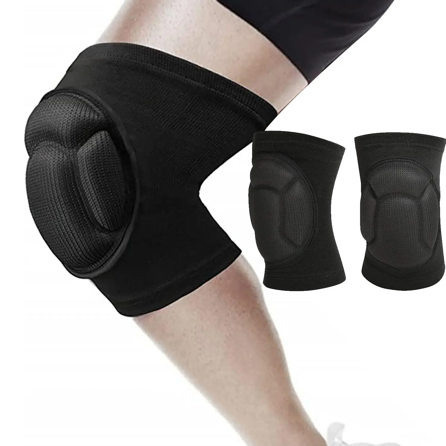 Knee Pads for Women, Soft Dance Knee Pads Wrestling Knee Pads Volleyball, Dancing, Football, Yoga, Basketball, and Skating Work Flexible Elastic Knee Support