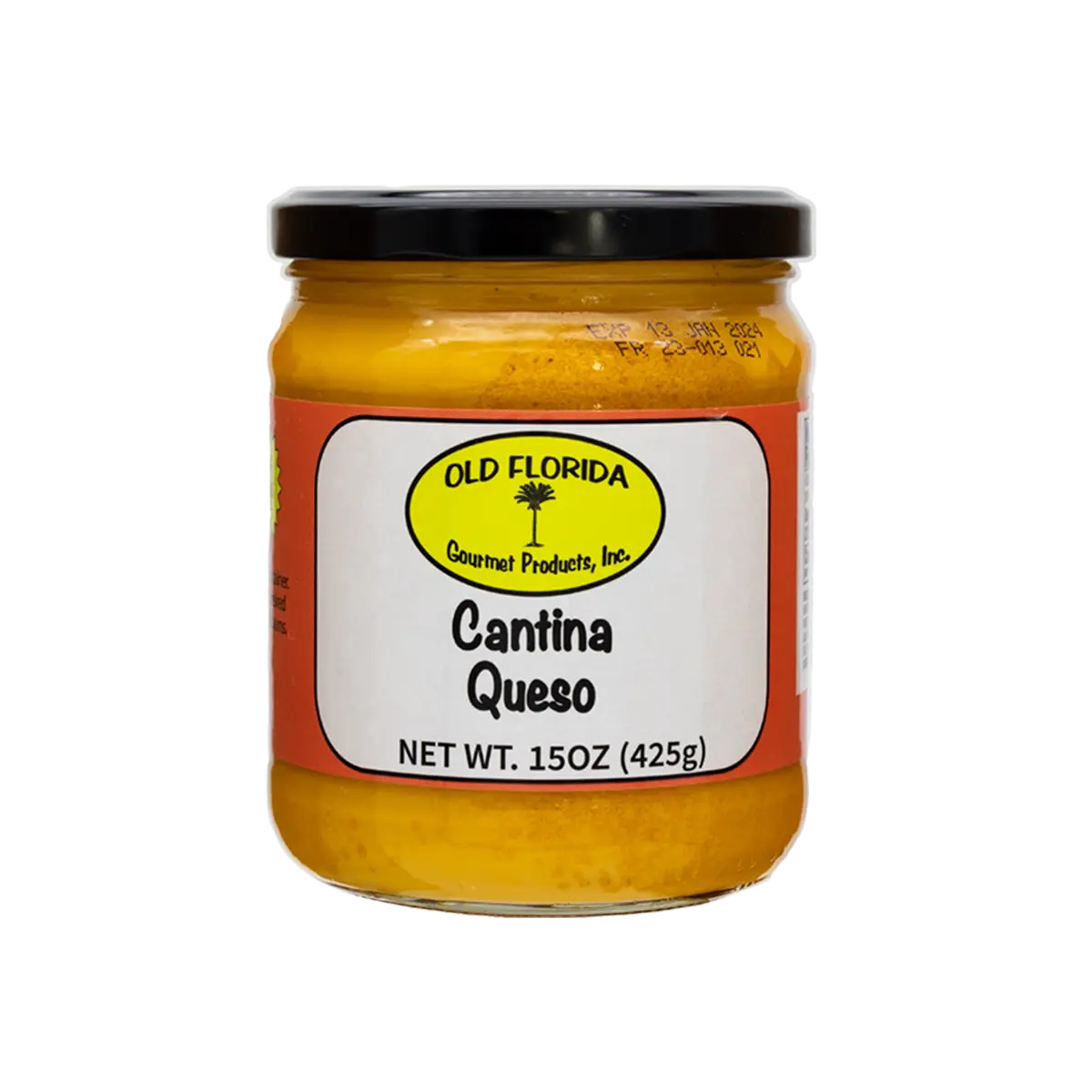Cantina Queso by Old Florida Gourmet | Authentic Nacho Cheese | Creamy Dip with Delicious South Florida Latin Flavor in Glass Jar for Freshness