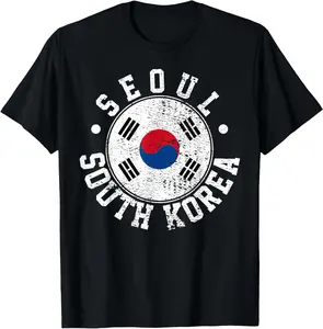 100% Cotton Seoul South Korea T-Shirt