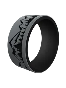Men's Eva Shockey Ridgeline Silicone Ring