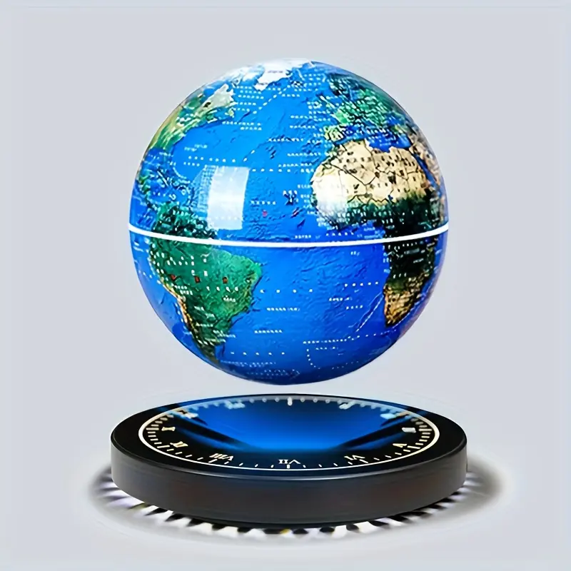 Magnetic Levitation Globe, 360° Rotating Floating Earth Globe, Cool Tech Desk Decor, Unique Stress Relief Gift for Adults Global Rotation