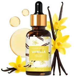30ML Vanilla Essential Oils with Dropper, Humidifier Diffuser, DIY Soap Candle Bath Car Air Freshener, Long-Lasting Scent, Holiday Gift, Home Fragrances