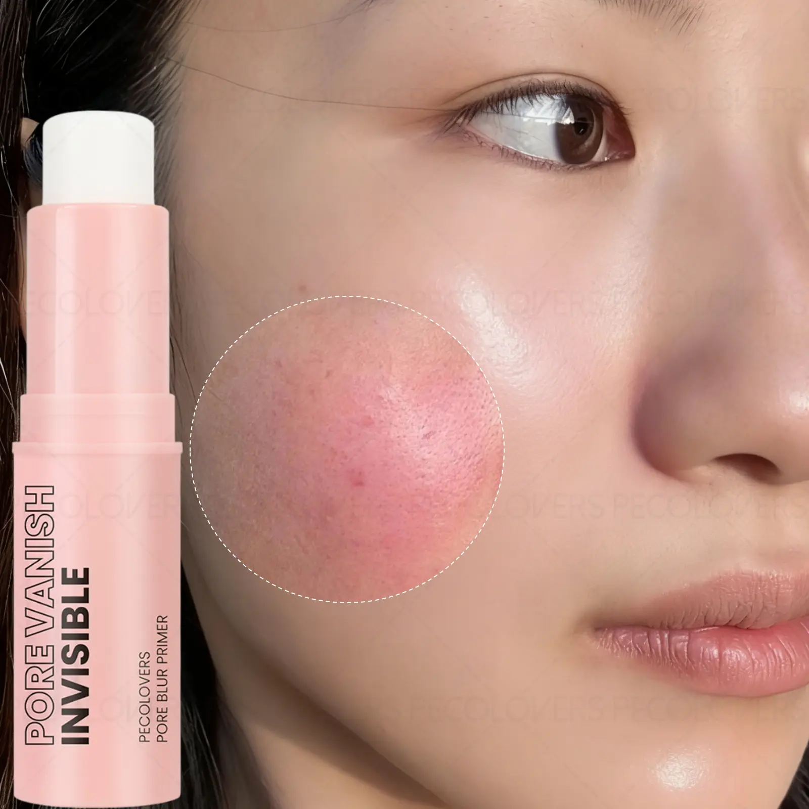 1PC Waterproof Concealer Stick, Perfecting Complexion Stick, Hides Pores and Blemishes, Suitable for All Skin Types, Invisible Pore Primer Stick, Blurring Balm, Creates A Smooth Makeup, Valentine's Day Gift