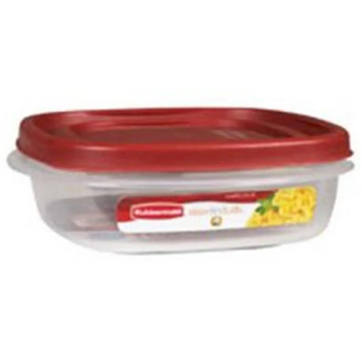 Rubbermaid Food Container - Home Kitchen 3-Cup Square Plastic Base Storage Container with Secure Lid, Microwave Safe for Countertop Food Preserving
