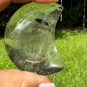 Citrine and Garden Quartz Moons