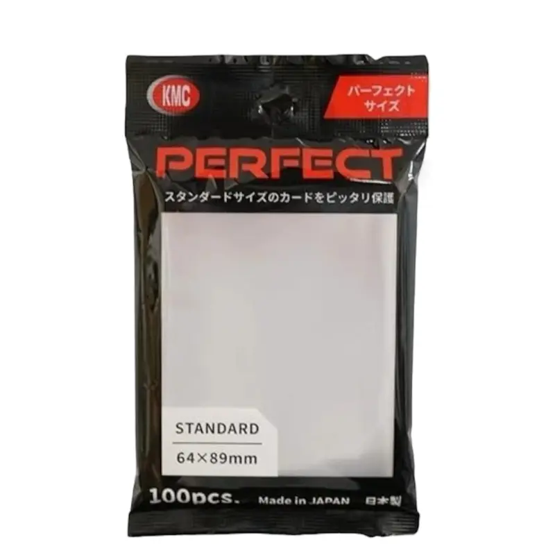 KMC Perfect Fit Card Sleeve Protectors, 100-Pack Standard-Size Trading Card Backer Series Sleeves, Trading Card Sleeves