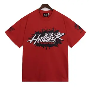 Hellstar Records Graphic T-Shirt Streetwear Retro Print Casual Unisex Tee