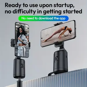 Smart Phone Gimbal Stabilizer, Full Auto Tracking, Ai Face Follow, Live Streaming, Recording, Selfie, Desktop Phone Stand, Intelligent Stabilizer, Selfie Accessories