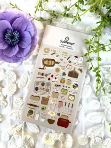 I like Bread Suatelier Stickers for planners and journals