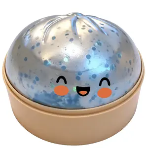 Adorable simulated steamed bun toy, cute and entertaining. Soft, non-sticky and slow-rising, great for stress relief and boredom killing.