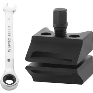 Suspension Strut Spreader Tool, Compatiable with Most Vehicle Brand and Model Suspension Strut Split Hub Steering Knuckle Spreader (with Wrench)