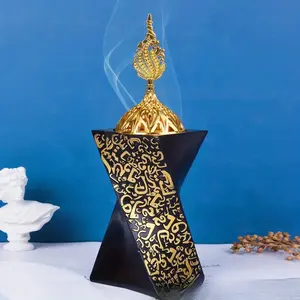 Elegant Rotating Incense Burner, Perfect for Frankincense and Agarwood, Bohemian Style Home Decor, Ideal for Meditation and Yoga, Aroma