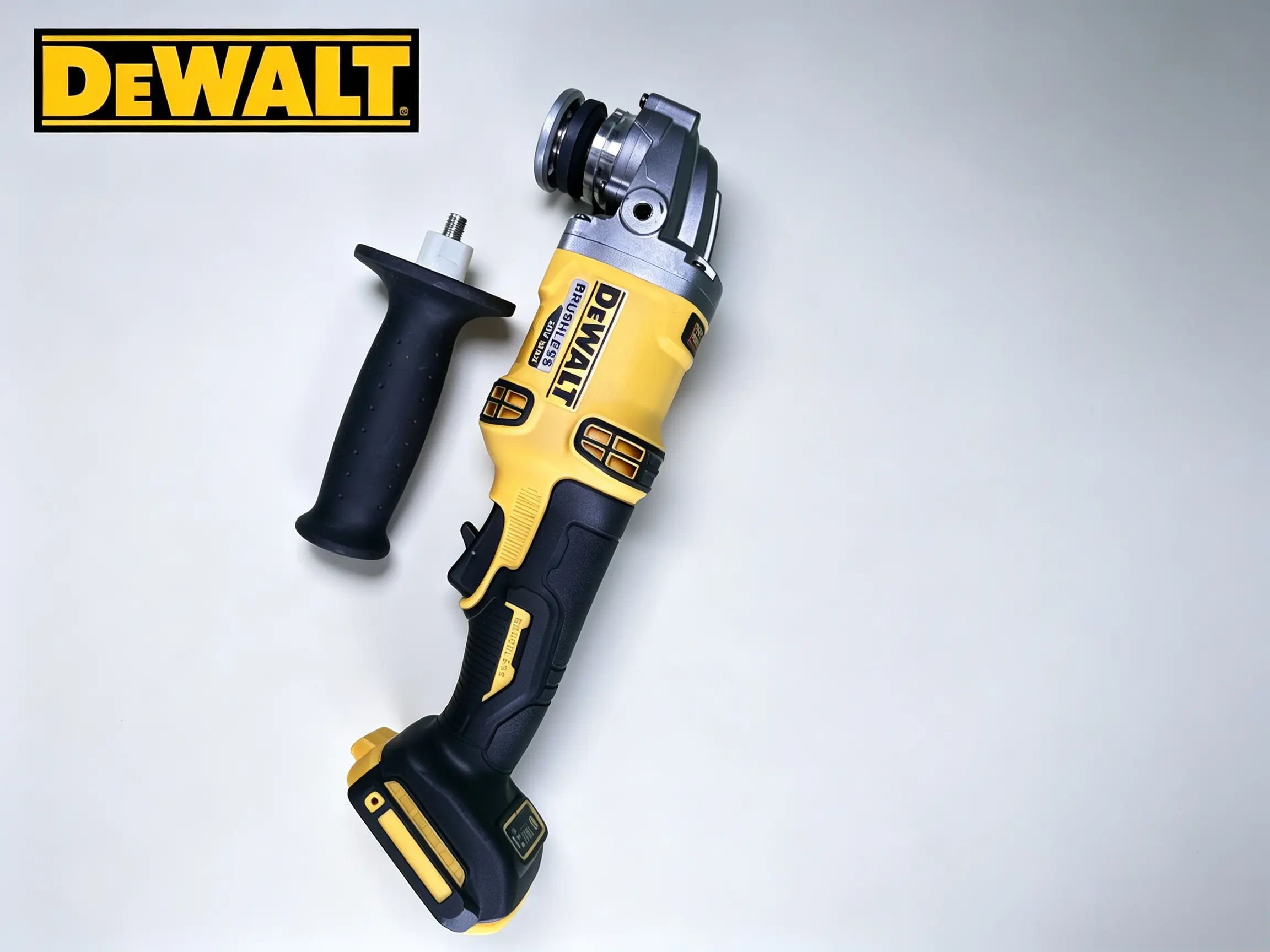 DEWALT DCG405FN Flathead Angle Grinder, Brushless Grinder for Cutting, Grinding & Metalworking