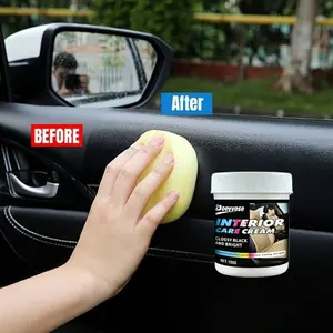 Doeyvose Car Gloss Repair Kit, Plastic Crystal Coating, Interior Dashboard Wax, Whitening Cream, Tire Gloss Paste, Leather Seat Care Gel