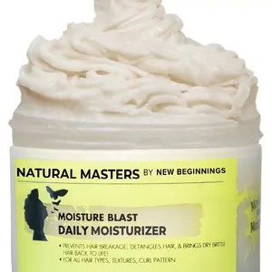 Natural Masters Moisture Blast Daily Moisturizer - Lightweight Hydrating Butter for All Types, Textures, and Curl Patterns
