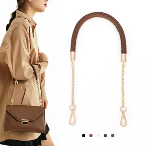 60CM length handbag strap,handbag strap replacement bag strap Punch-free short bag handle strap