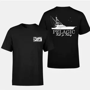 Pelagic Sport Fishing Boat T-Shirt, Vintage Ocean Graphic Tee, Soft Cotton Blend Shirt for Men & Women, Maritime Lifestyle Apparel, Nautical Gift