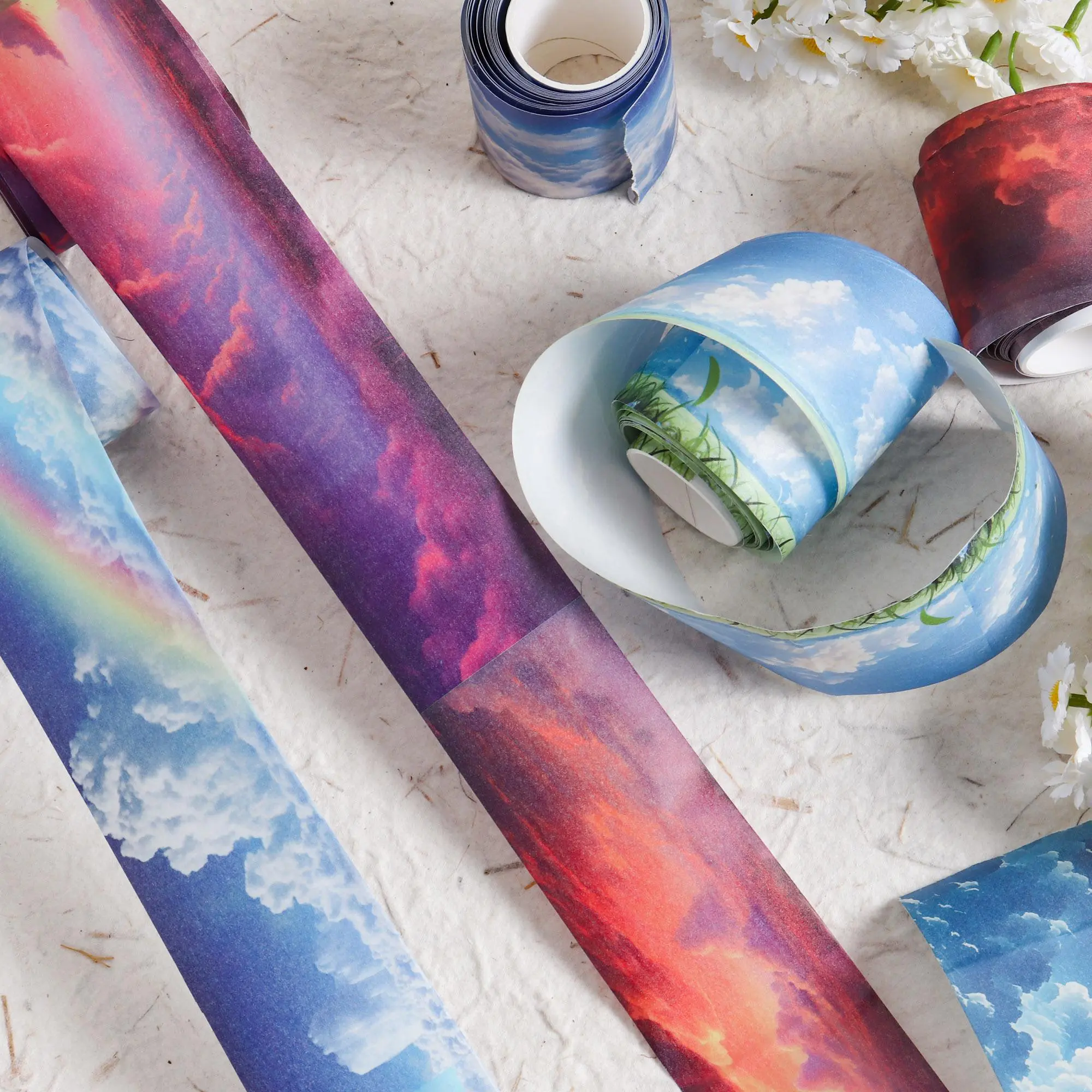 Starry Sky Themed Washi Tape, 1 Roll Funny Tape, Scrapbooking Supplies, Art Craft Paper, DIY Crafts, Collage Decoration, Photo Frames and Gifts Decoration, Junk Journals